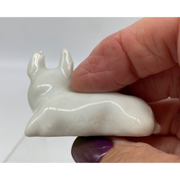 Set Of 3 Japanese Porcelain Miniature French Bulldog Figurines - Picture 8 of 11